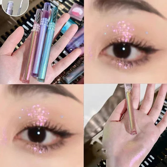 Lying Silkworm Liquid Eye Shadow in Coral Sea shade, 13.6cm tube packaging