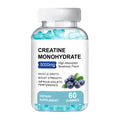 Jar of 60 chewable creatine monohydrate supplement gummies.