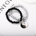 Geometric eight-diagram alloy bracelet with electroplated finish in silver, gold, rose gold, and gunmetal colour options