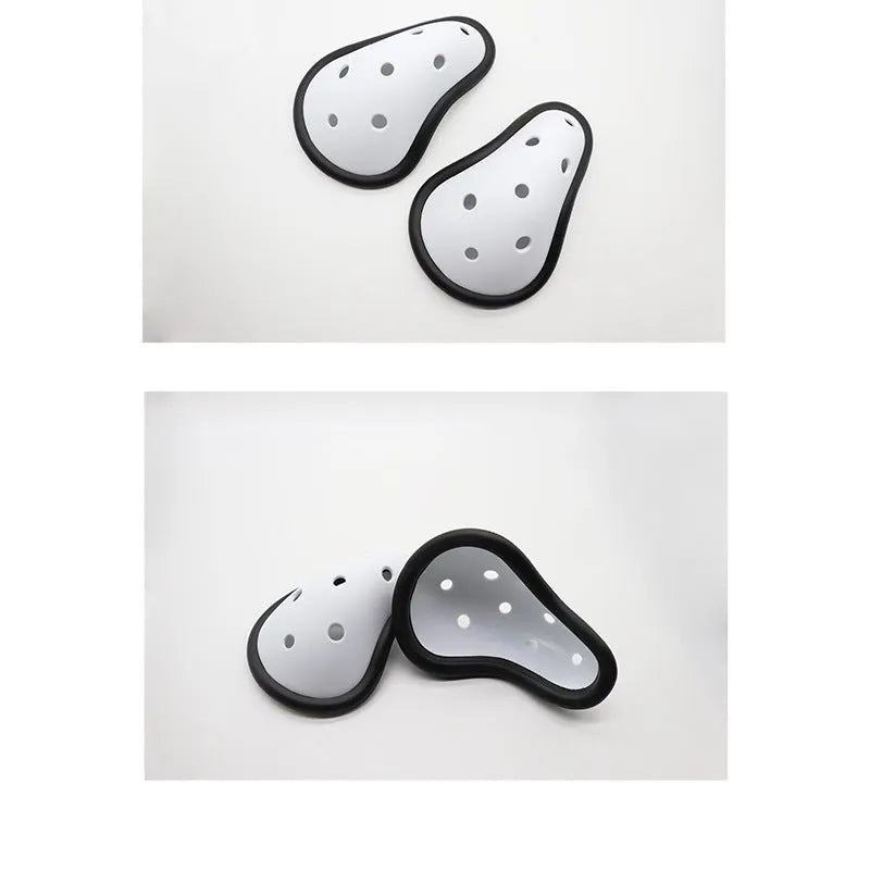 Rubber sports genital protector for adult and children, used in hockey rugby boxing.