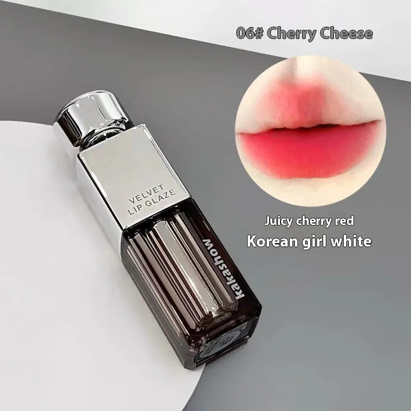 Kakashow velvet lip paint matte soft mist lipstick in six colour options
