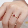S925 sterling silver ring in yellow gold with leaf-shaped design and diamond treatment, US size 7