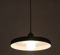 Aluminium alloy coffee shop bar chandelier 220V black finish 50CM diameter