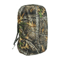 Backpack rain cover in army green colour fitting over 80L backpack for outdoor activities