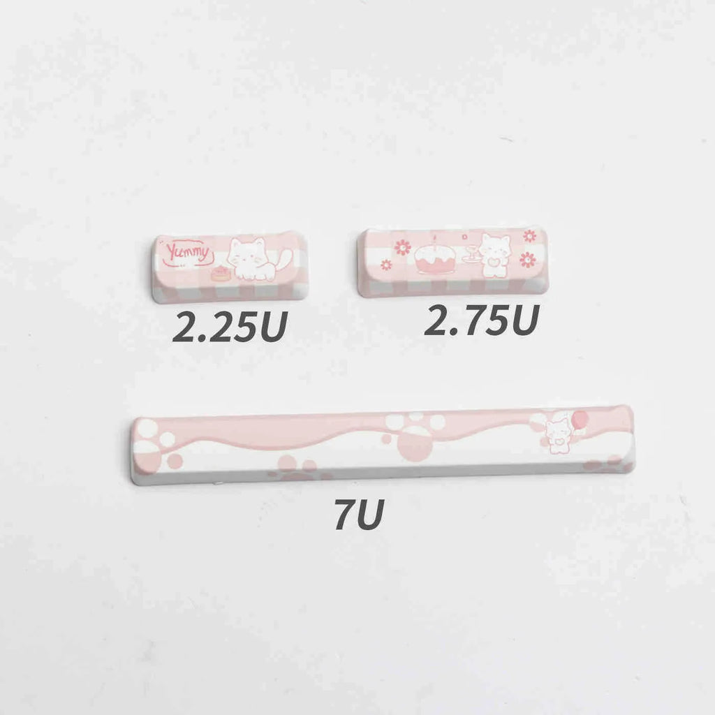 Full set of PBT sublimation key caps for mechanical keyboards showing alphanumeric and modifier keys