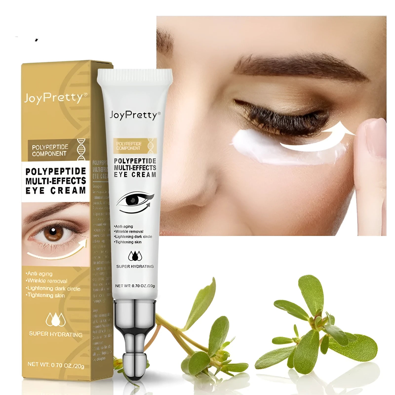 20g container of peptide anti-dark circle and anti-puffiness eye cream.