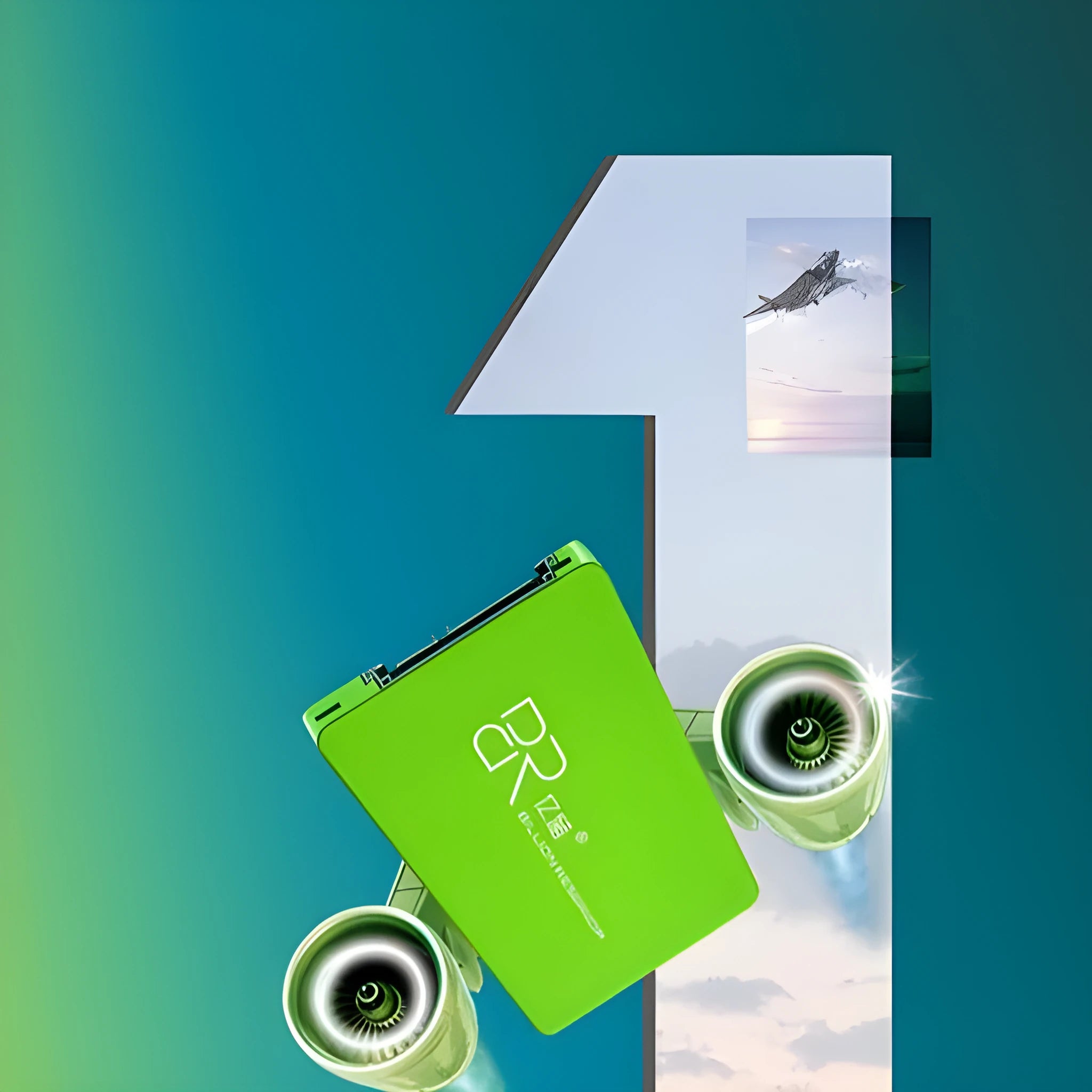 J11 black 2.5-inch SATA solid state drive on a desktop.
