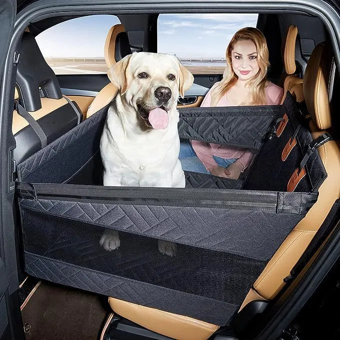 Gray car water and dirt resistant multifunctional dog bed 56x56x40cm cloth pet mat
