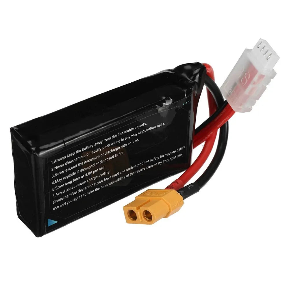 7.4V 1200mAh lithium battery for RC remote control cars and model boats