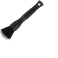 Black car detailing brush with soft pig hair bristles and PP handle in two sizes: 240mm and 160mm.