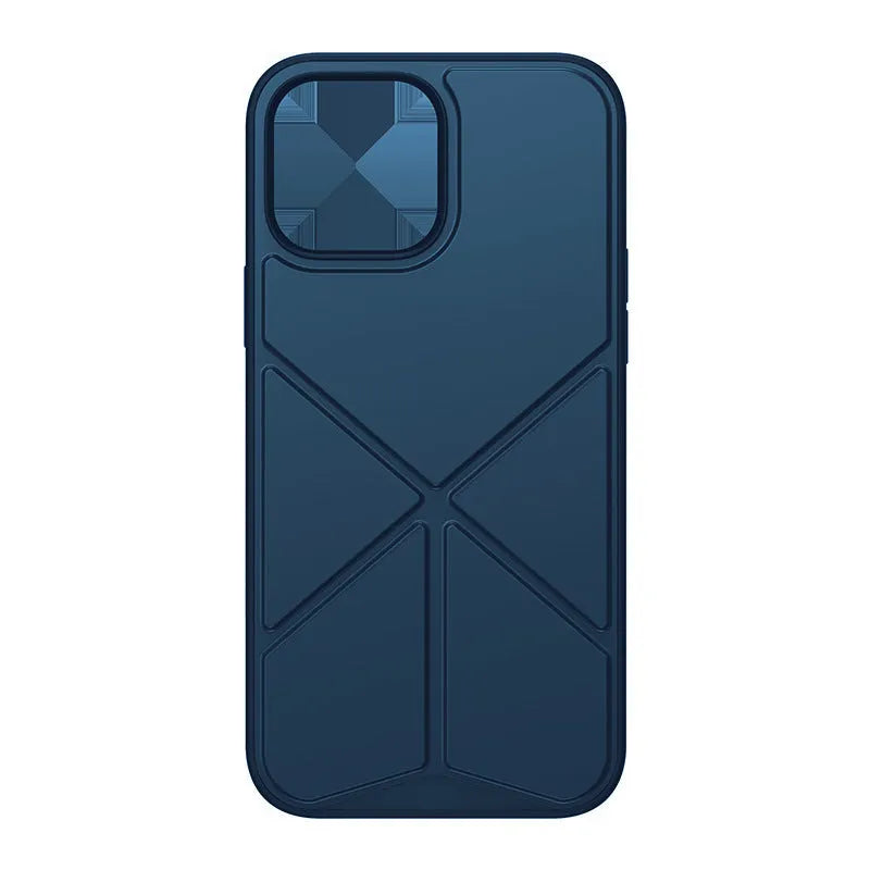 Black and blue solid colour TPU phone cases for iPhone 13 series on white background