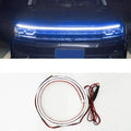 Car scanning start daytime running light strip silicone 1.5m white LED