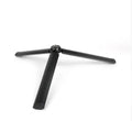 Black aluminium mobile phone tripod with stabiliser compatible with iPhone smartphones