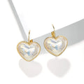 Gold-coloured alloy women's ear clips with natural style summer fashion design