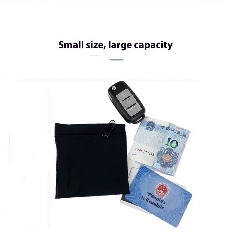 Fitness armband wrist bag with 10x10.5cm phone compartment for camping and running