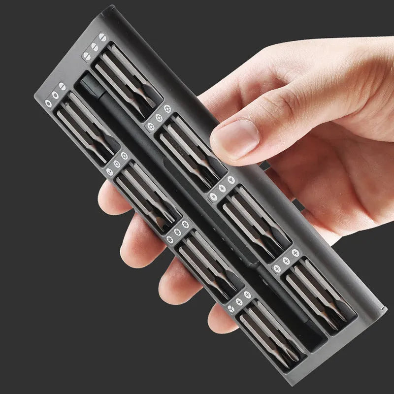 49-piece magnetic screwdriver set for mobile phone repair with nickel aluminium bronze handles