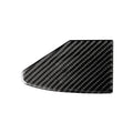 Carbon fibre USB charging port panel sticker with adhesive backing for vehicle interior