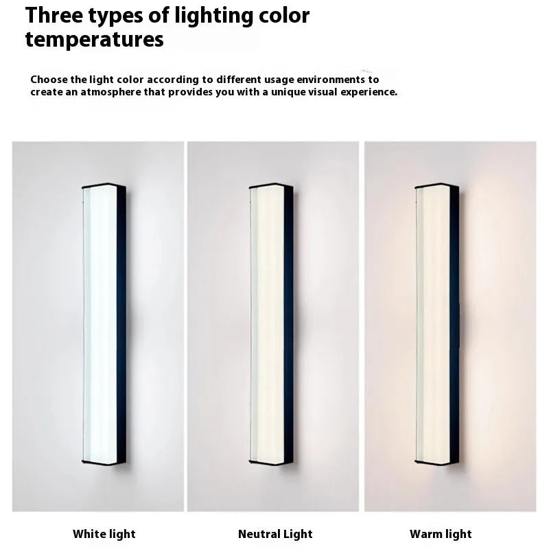 Modern simplicity outdoor wall courtyard entrance lamp for villa hotel, 30CM to 120CM, 10W to 36W