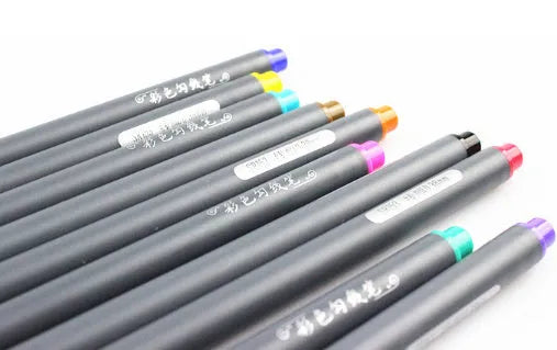 Ten 0.38mm technical drawing pens with syringe nibs for architecture and design professionals