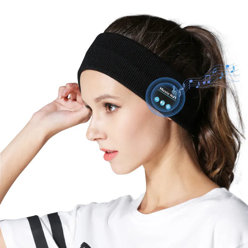 Bluetooth 5.4 wireless headband with removable washable design in black, dark grey and grey-white colour options
