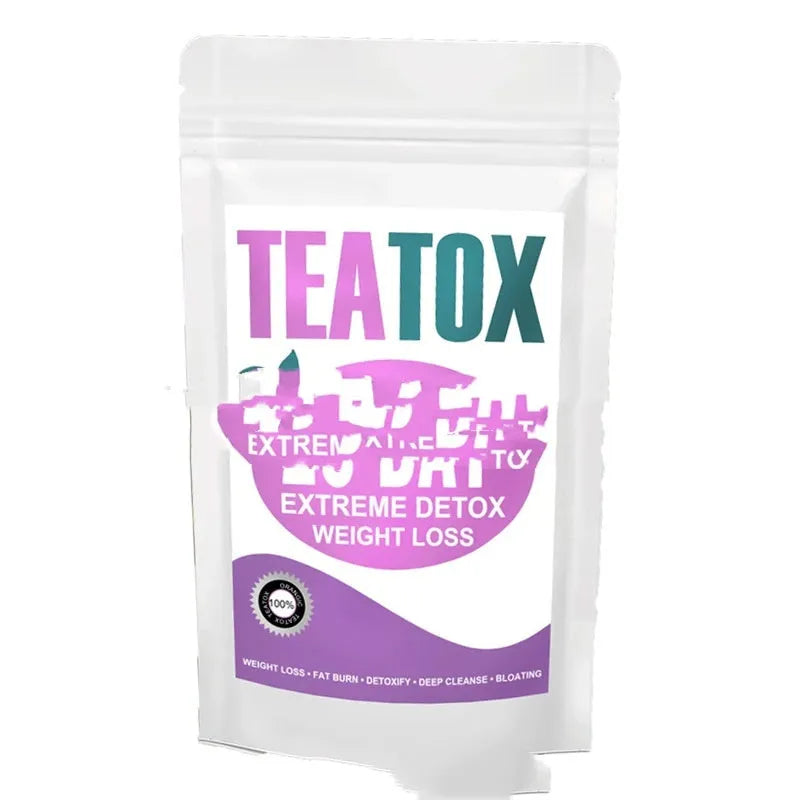 28 Day Slim Flat Tummy Tea sachet for women herbal detox weight management tea bags