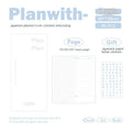 A5 embossed simple design meter book notebook with a paper cover.