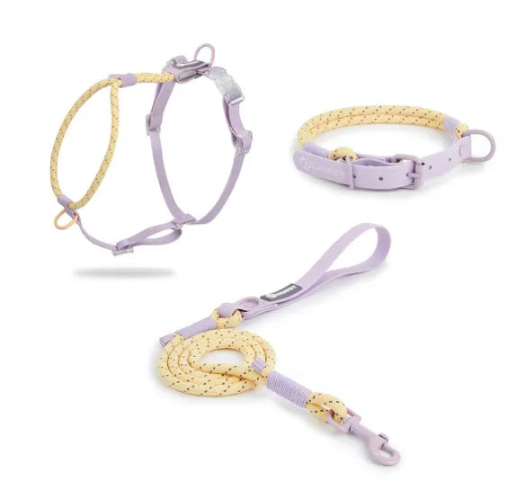 PVC hand held dog leash 120cm in dark red purple yellow colour outdoor pet walking rope