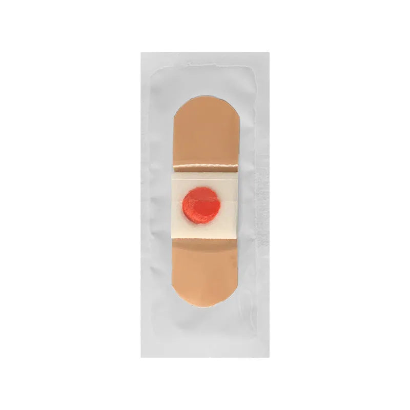 Non-woven corn removing adhesive foot patch for running sports and health massage, white bandage on foot