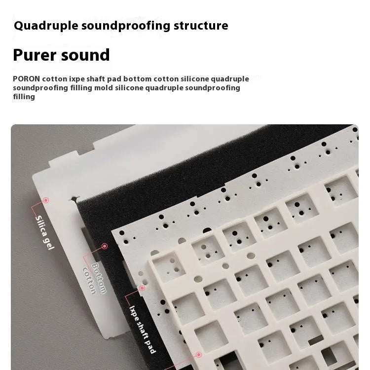Wireless mechanical Bluetooth keyboard in various colour options with mechanical switches