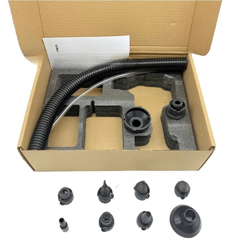 Battery-powered air blower snow remover with lithium battery and metal head