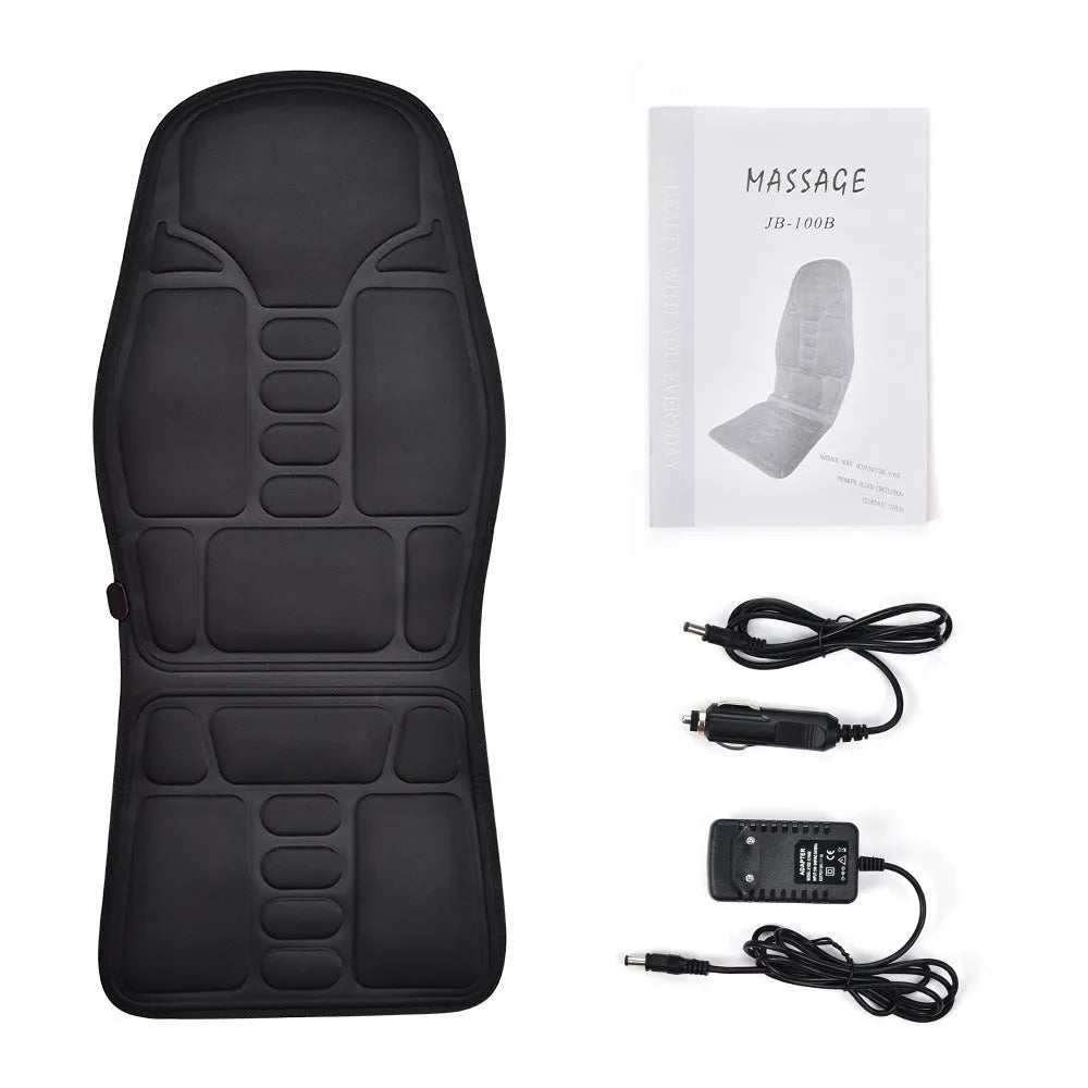 Kneading electric instrument for cervical vertebra car with wireless remote control and Bluetooth in Black-OPP bag