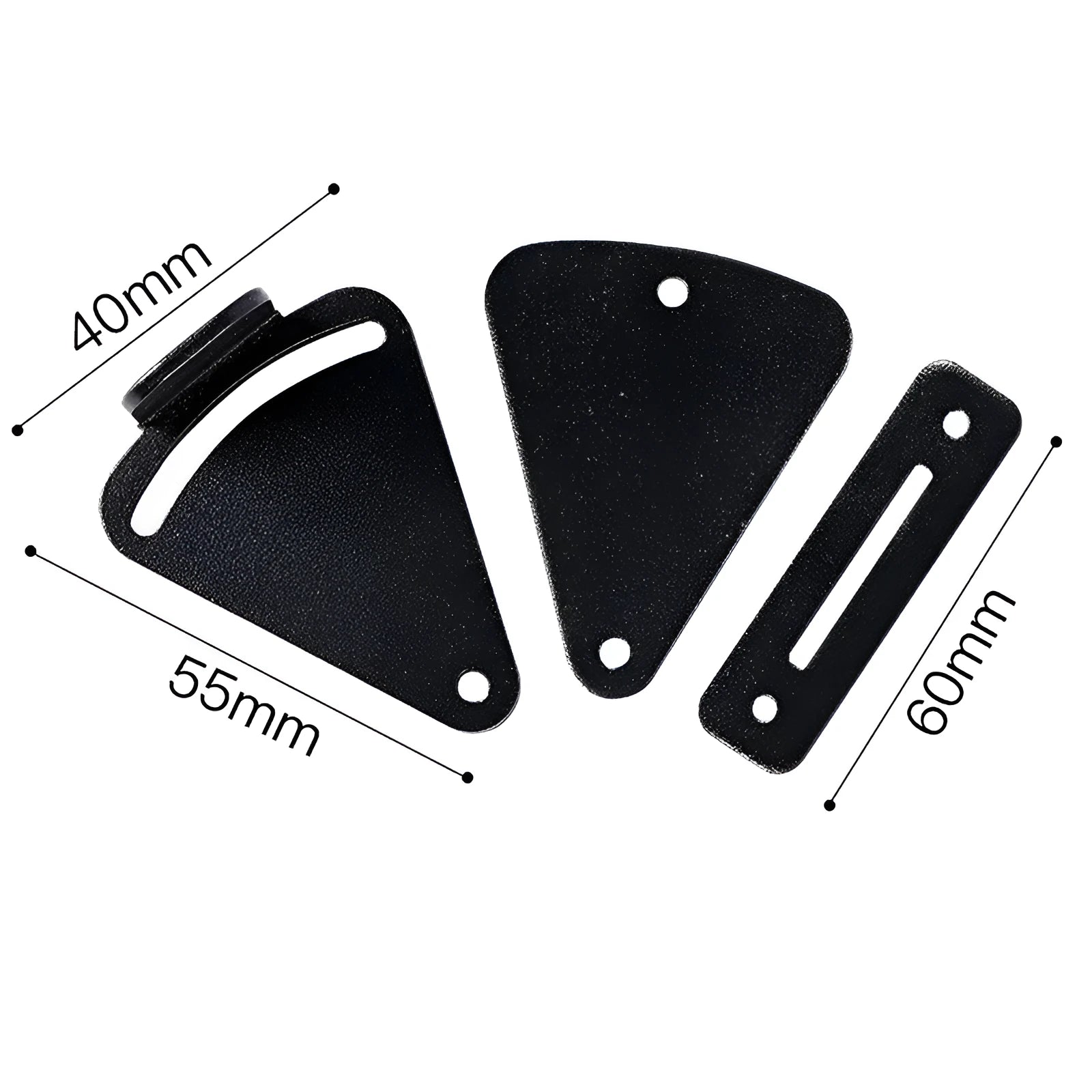 Black stainless steel sliding barn door lock with latch mechanism for interior doors