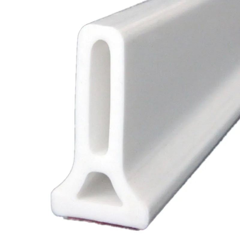 Flexible TPE bathroom water blocking strip for shower floor dry-wet separation, 30x40cm, grey