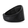 Self-heating neck guard with five magnets adjustable strap black tourmaline 49x11cm