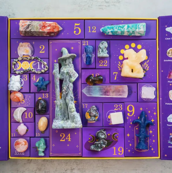 Halloween gift box with crystal countdown design, paper construction measuring 33.5cm × 30.5cm × 5cm