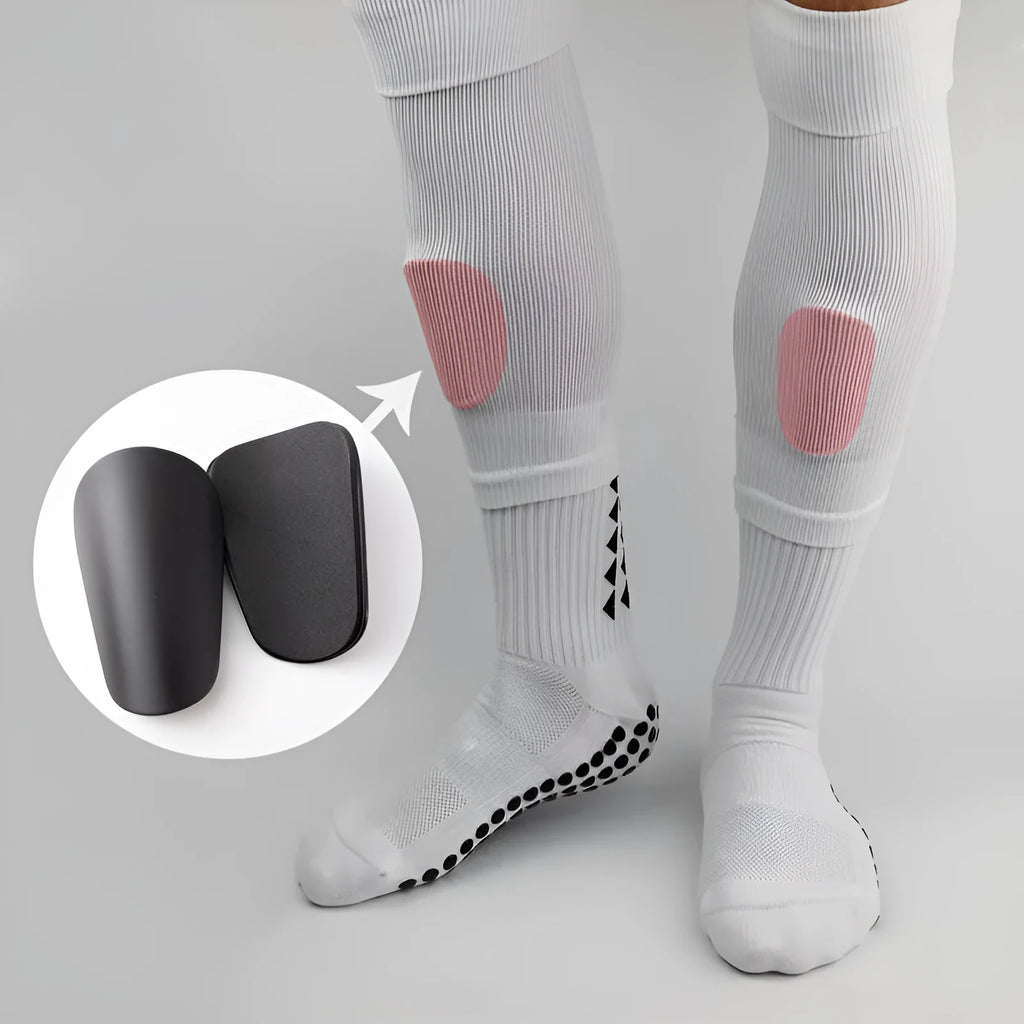 PU mini shin guards for football and sports protection in multiple colours