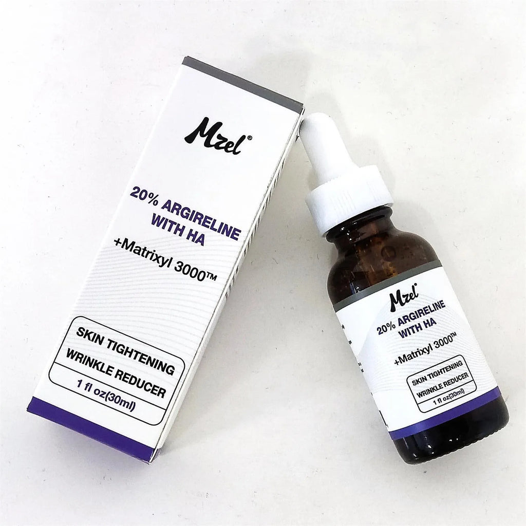 30ml bottle of six-peptide firming anti-wrinkle moisturising liquid for facial skincare