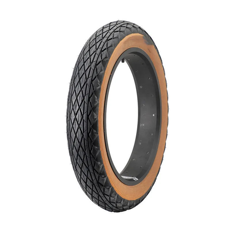 20x4.0 inch brown sidewall rubber tyre for electric snowmobile and beach car replacement