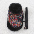 Classic style dog cloak chest strap hand holding rope cloth lead with beret design for small to large dogs