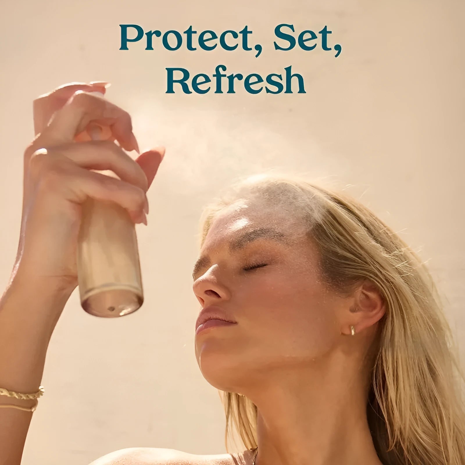 75ml makeup setting spray and hydrating toner in spray bottle with fine mist nozzle