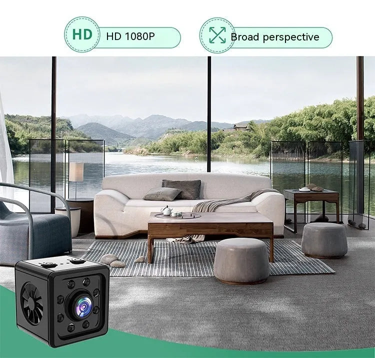 Black K13 remote network sports HD camera with 26mm ABS body and mounting bracket