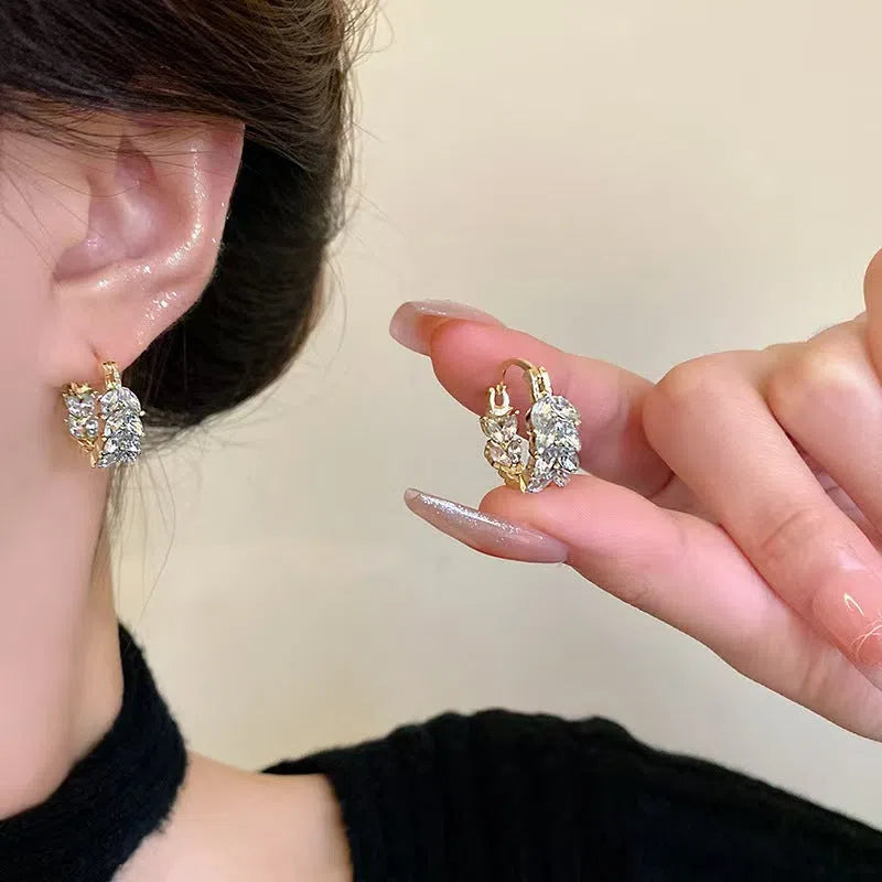 Simple temperament wheat ear ring women's metal alloy minimalist ear cuff Style1 fashion jewellery