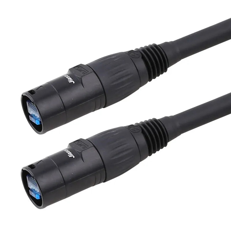 CAT6 RJ45 NE8FF network converter extension cable shown with plug connectors.