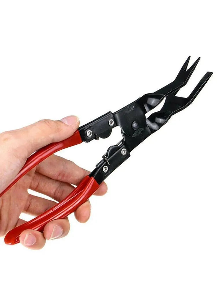 Blue 240mm steel car disassembly pliers for door panel and interior clamp removal