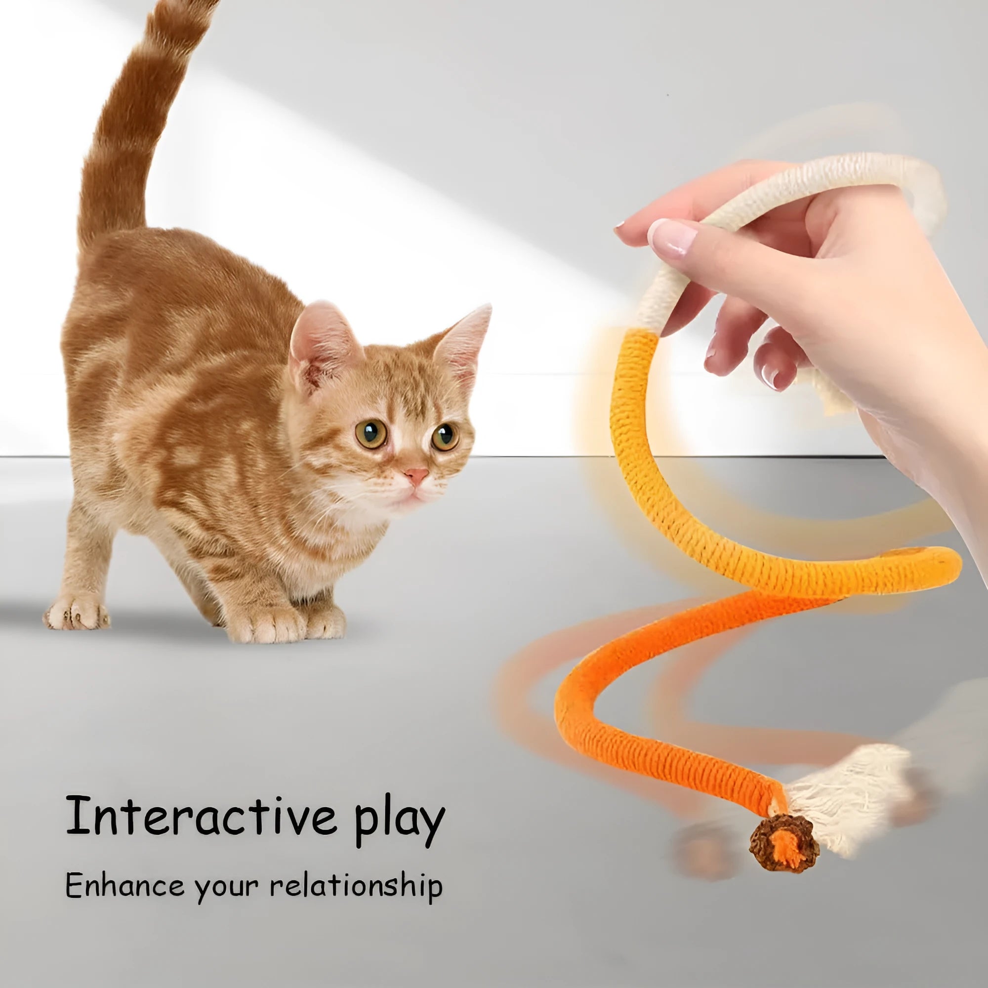 70cm bite-resistant cotton string cat toy with catnip in absolute purple colour