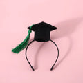 Pet wool felt hair band with matching bow tie accessory in British style
