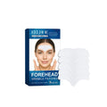 Forehead patch with hyaluronic acid collagen and aloe extract on skin non-woven fabric