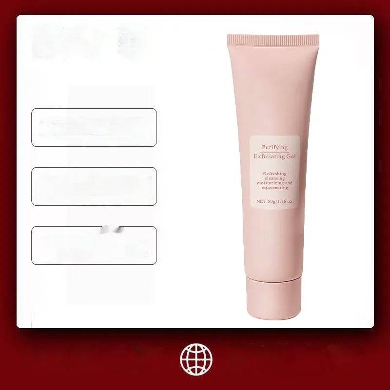 Moisturising facial exfoliating gel scrub 132g container for universal skin types