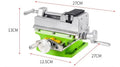 1050W bench drill and milling machine with cross bench pliers on workshop bench