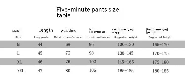 Men's elastic thin training running shorts in quick-drying chemical fibre blend fabric, knee-length design with mid waist